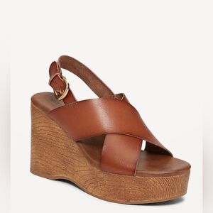 Old Navy Crisscross Platform Sandals